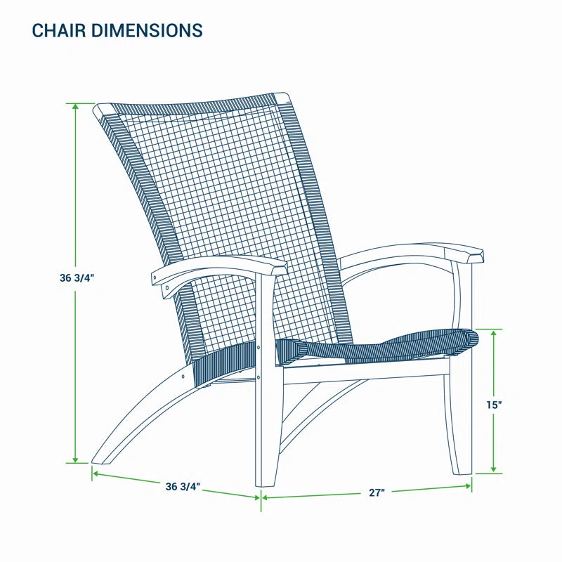 Cantera Teak Wood Patio Lounge Chair