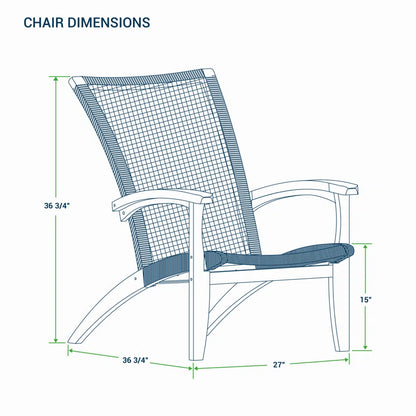 Cantera Teak Wood Patio Lounge Chair